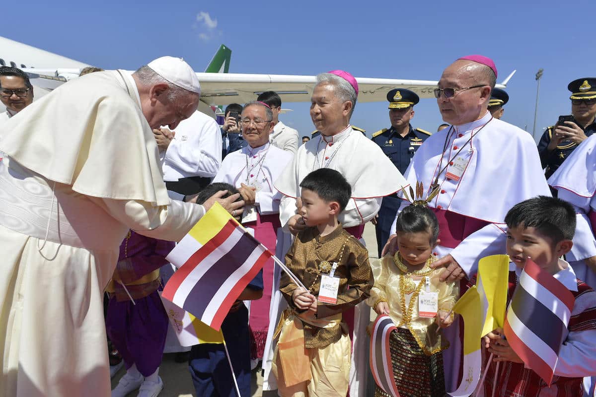El Papa Francisco se encuentra en Bangkok para su viaje apostólico