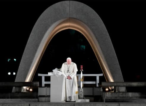 Papa Francisco envía mensaje de paz por el 75 aniversario de Hiroshima
