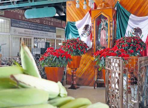 La devoción a la Virgen de Guadalupe invade la Central de Abasto