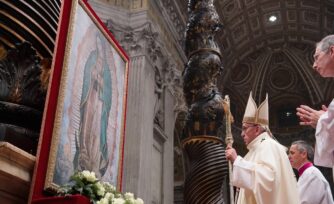 El Papa Francisco celebra Misa por la Virgen de Guadalupe