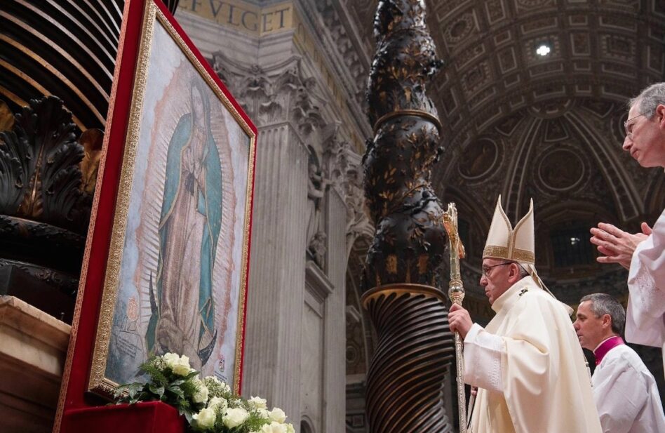 El Papa Francisco celebra Misa por la Virgen de Guadalupe