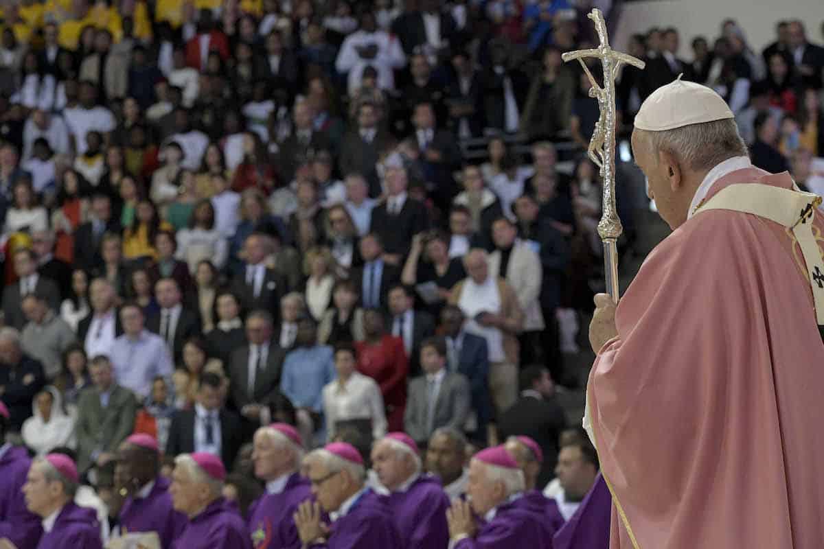 Misa del Papa Francisco en Marruecos. Foto: Vatican Media