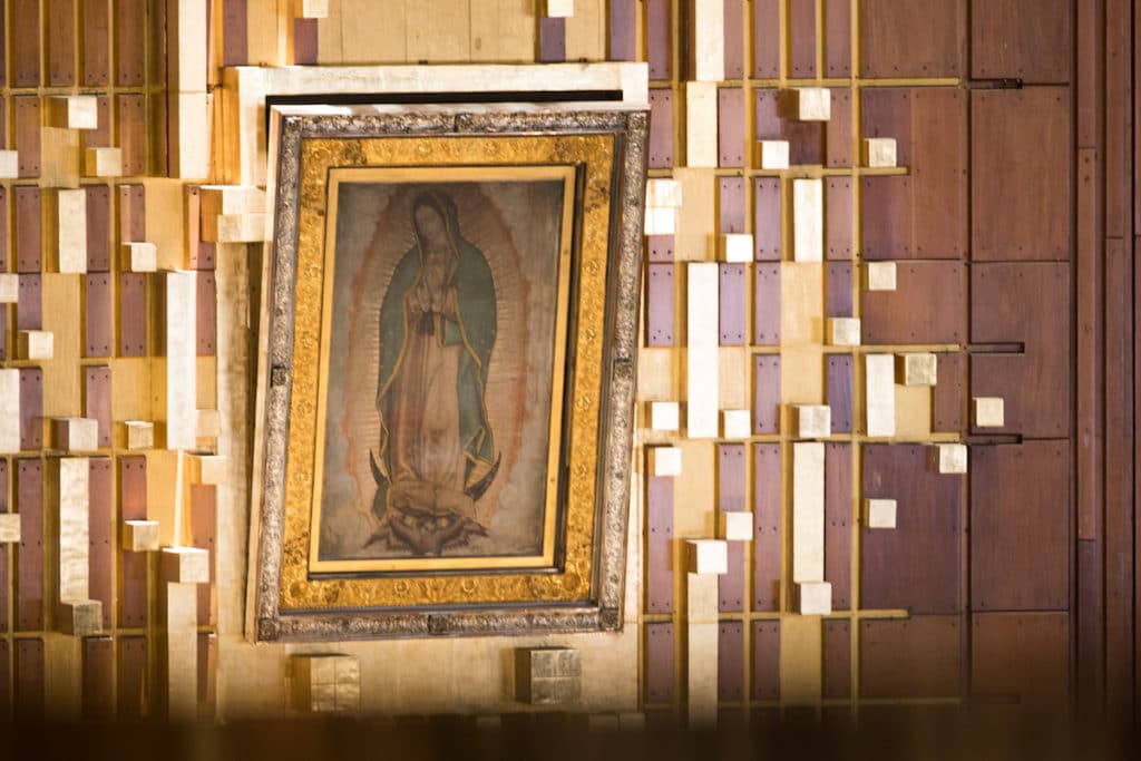Imagen de la Virgen de Guadalupe. Foto: María Langarica