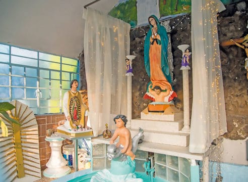 Tlaxpana, la colonia de los altares a la Virgen de Guadalupe