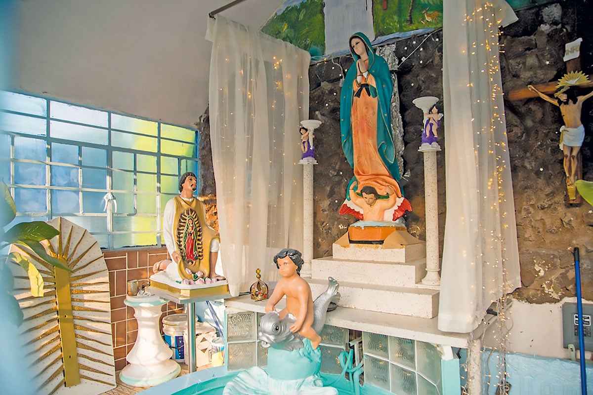 Tlaxpana, la colonia de los altares a la Virgen de Guadalupe