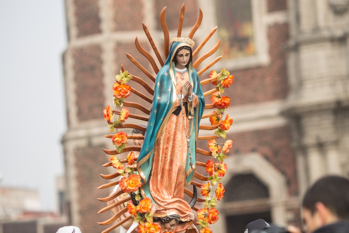 Imagen de la Virgen de Guadalupe. Foto: María Langarica