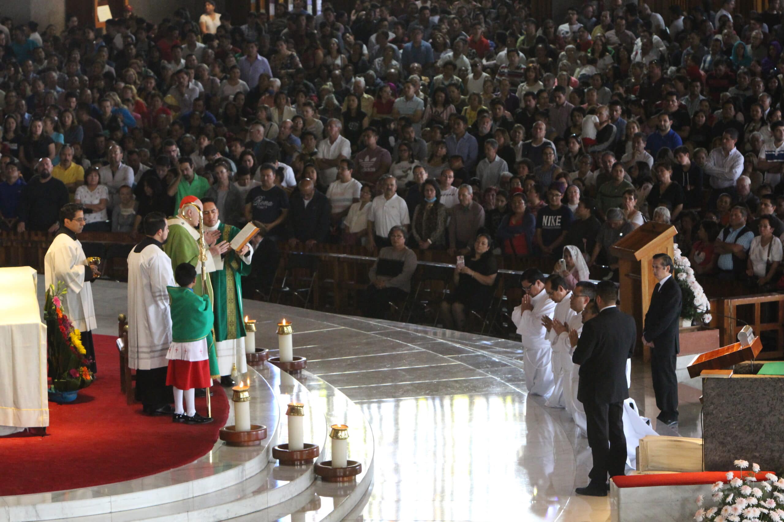 La Misa se llevó a cabo en la Basílica de Guadalupe. Foto: INBG.