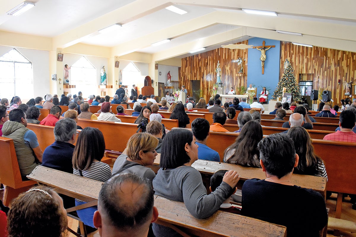 La Parroquia de Santa Irene Virgen y Mártir tiene una comunidad muy organizada. Foto: Ricardo Sánchez