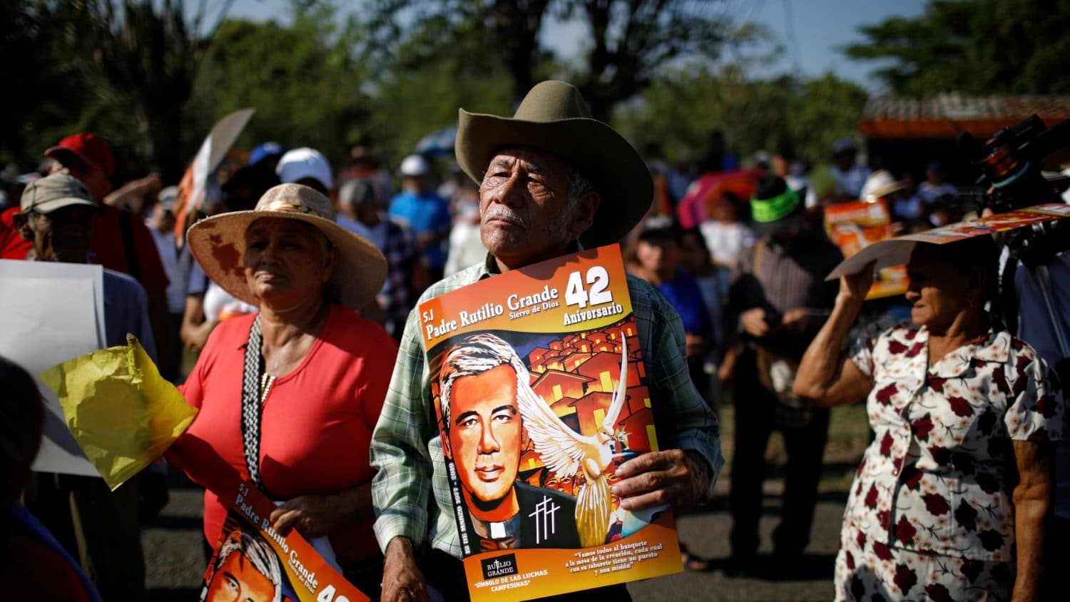 Peregrinación en El Salvador por los 42 años del martirio del padre Rutilio. Foto: Vatican Media