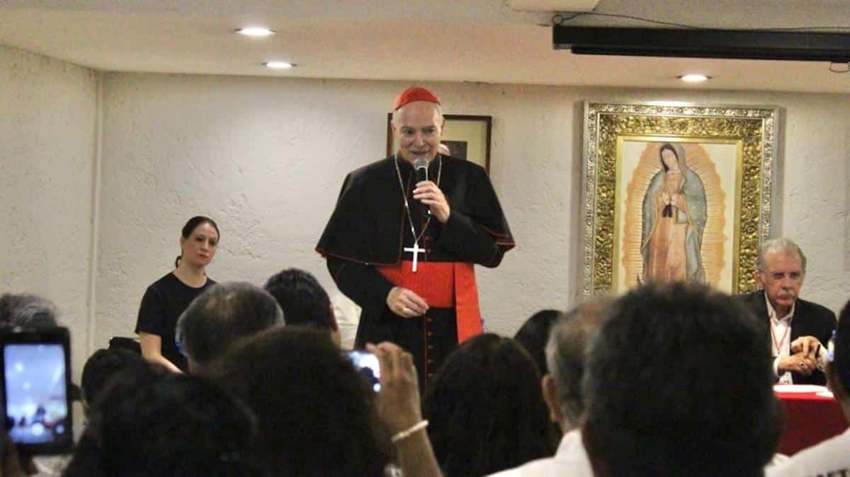 El Cardenal Aguiar. Foto: Miguel Ávila