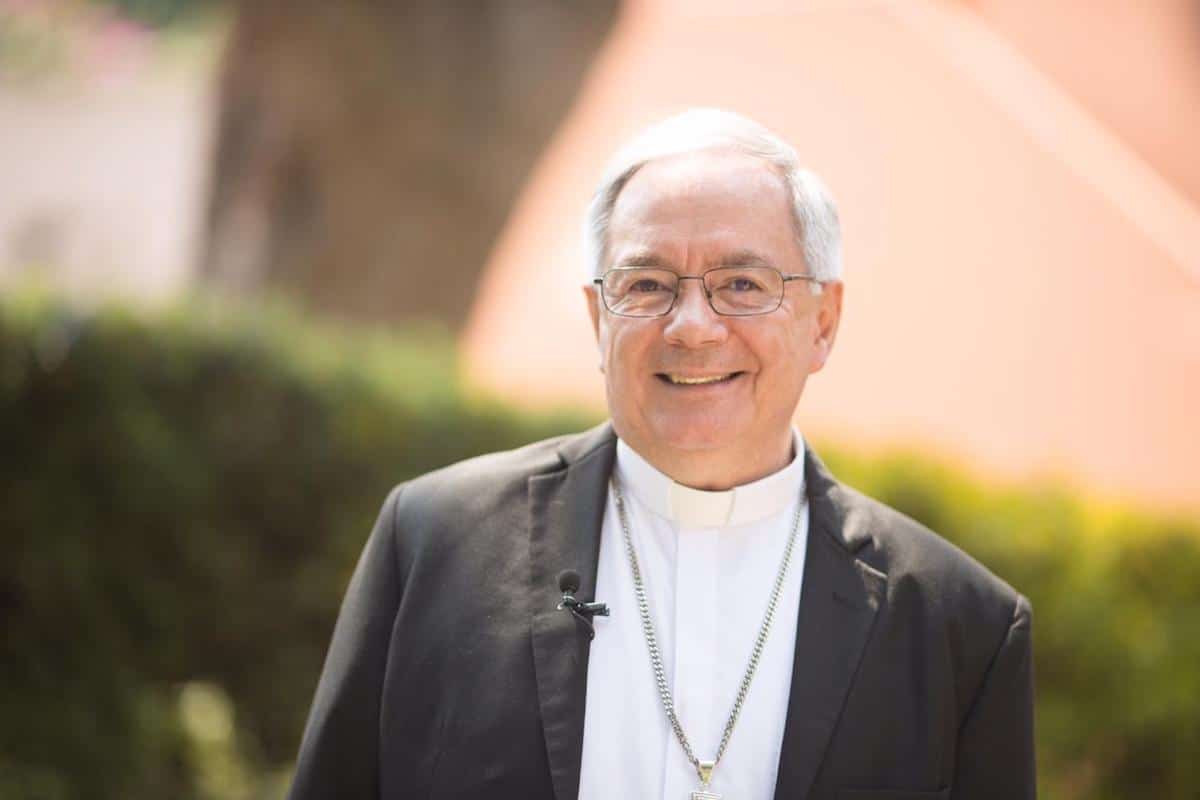 Monseñor Daniel Rivera Sánchez, Obispo Auxiliar de la Arquidiócesis de México. Foto: María Langarica