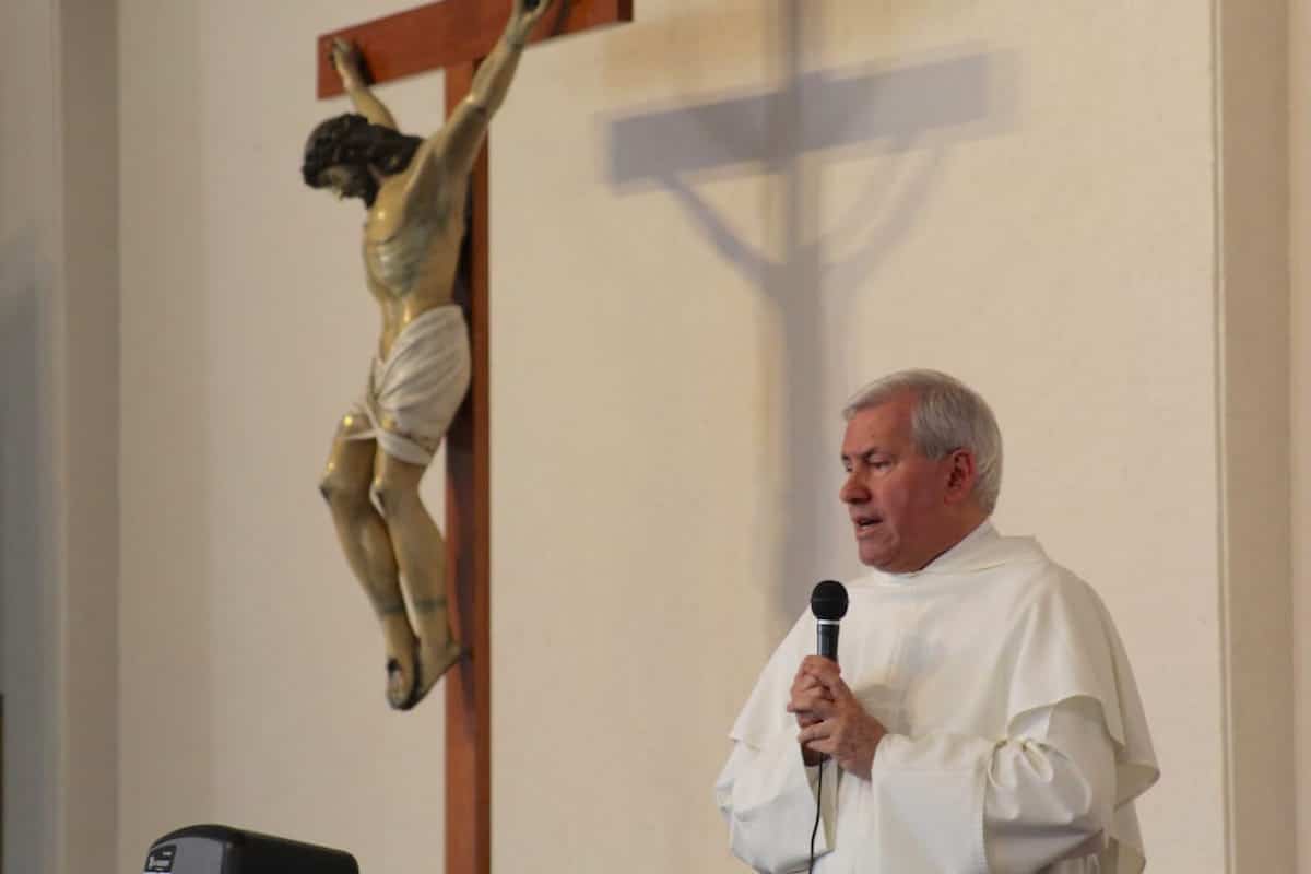 Fray David, responsable de la Vicaría para la Vida Consagrada de la Arquidiócesis de México. Foto: Miguel Ávila