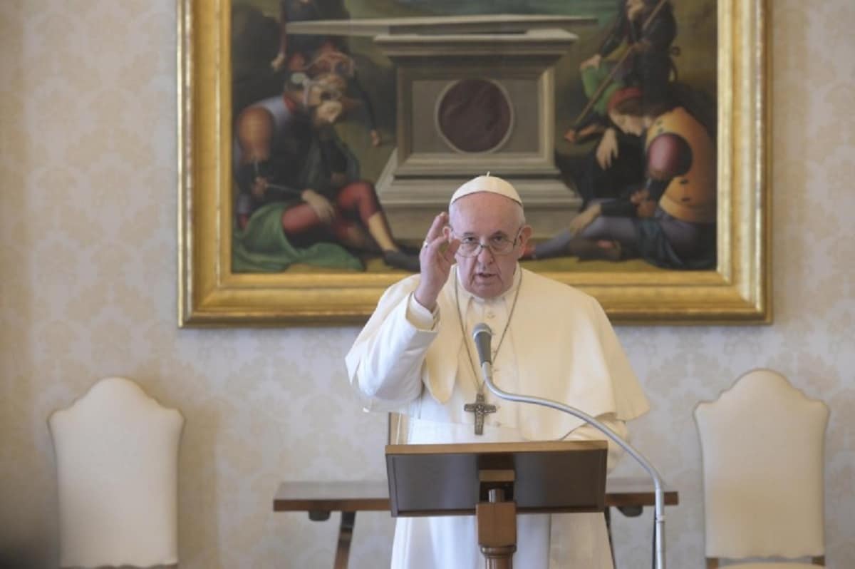 Ángelus del Papa Francisco, 15 de marzo de 2020. Foto: Vatican Media.