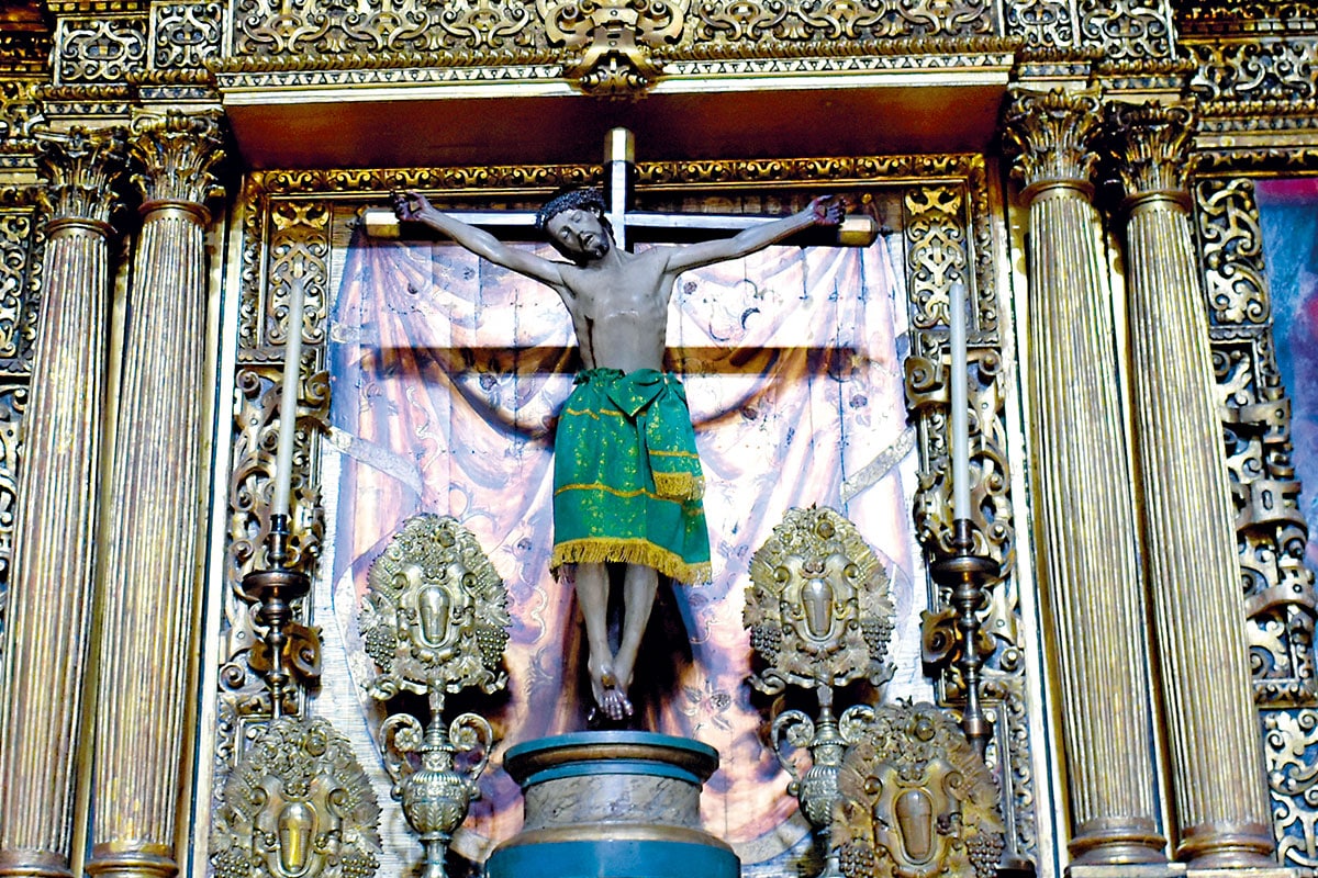 Normalmente, el Señor de la Salud está ubicado en la capilla de los Santos Cosme y Damián. Foto: Ricardo Sánchez
