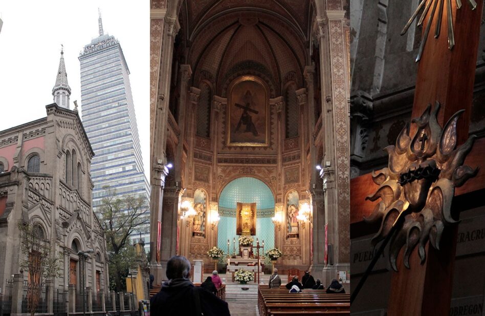 El templo expiatorio de San Felipe en el Centro Histórico de la CDMX