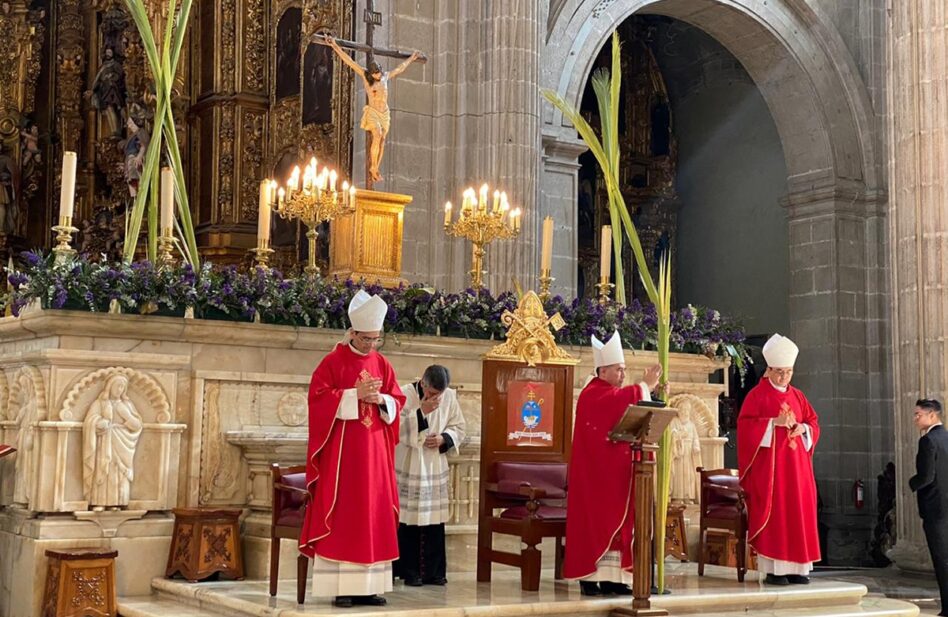Así fue el Domingo de Ramos en la Catedral Metropolitana