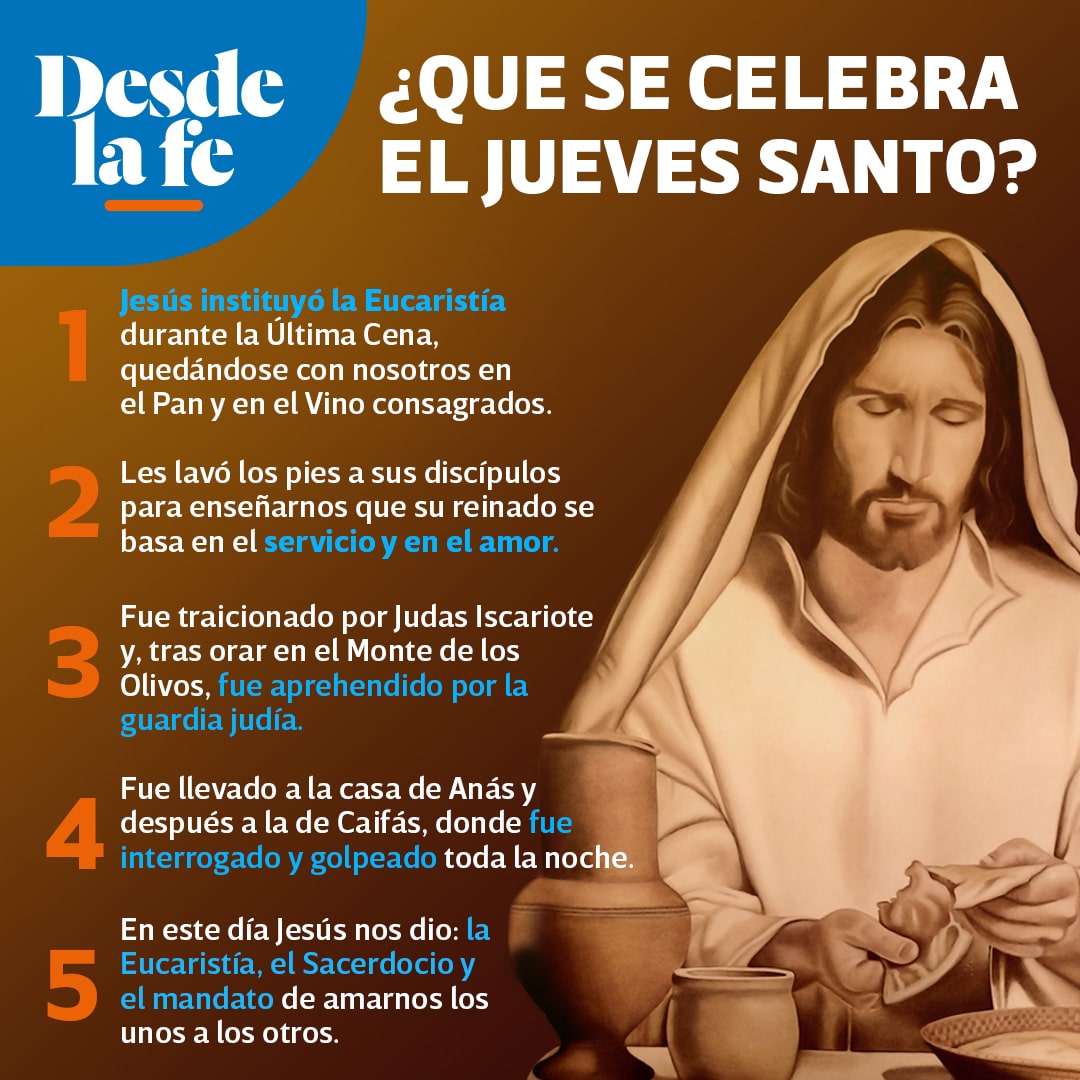 ️ ¿Qué se celebra el Jueves Santo? Te damos una explicación completa 2023