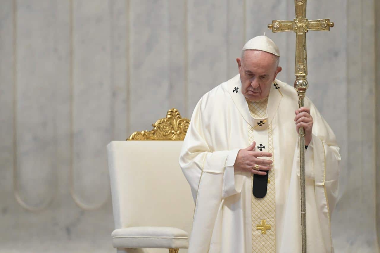 El Papa Francisco en la Misa de la Cena del Señor / Foto: Vatican Media