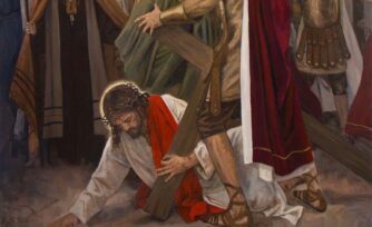 Viacrucis: Novena Estación - Jesús cae por tercera vez - Reflexión