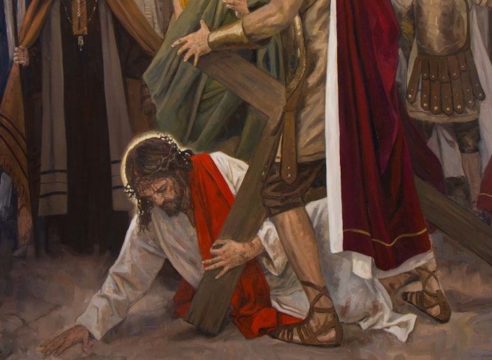 Viacrucis: Novena Estación - Jesús cae por tercera vez - Reflexión