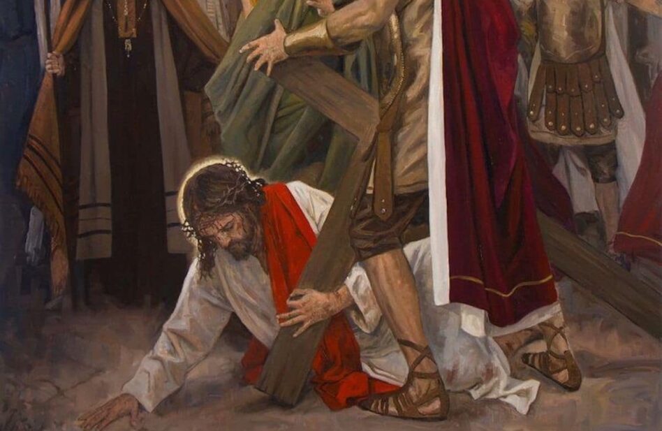 Viacrucis: Novena Estación - Jesús cae por tercera vez - Reflexión