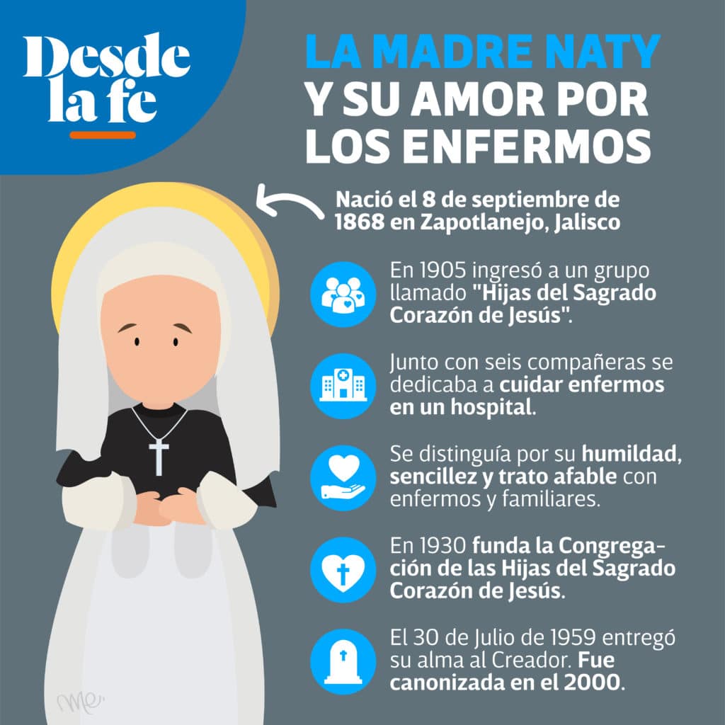 María de Jesús Sacramentado Venegas alcanzó la santidad por su amor a Dios y cuidado a los enfermos.