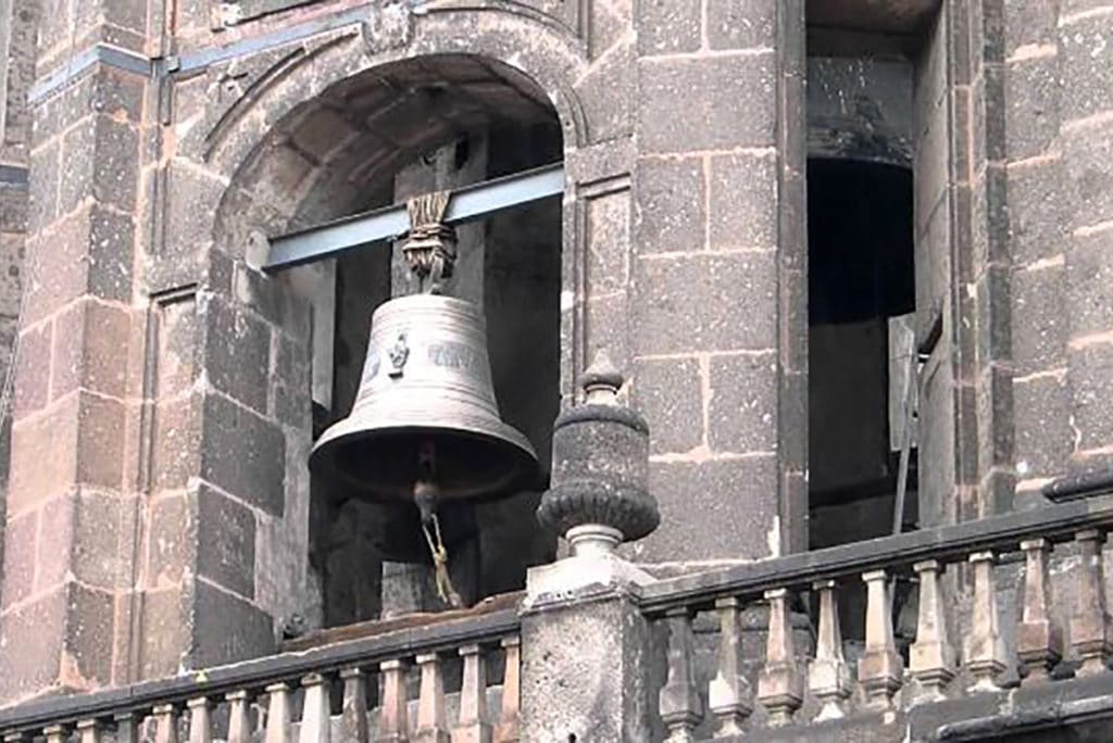 Campana de San Juan Diego en la Catedral Metropolitana. Foto: SIAME.