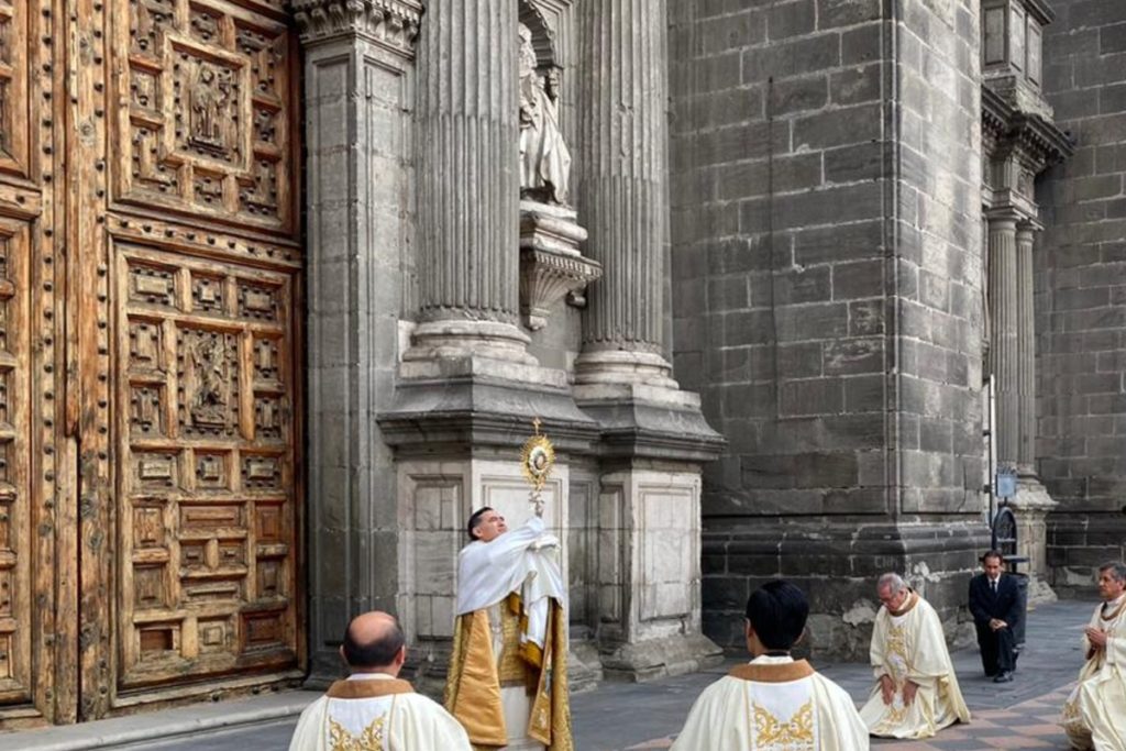 Solemnidad de Corpus Christi. Foto: Jorge Luis Luna López / Catedral Metropolitana de México