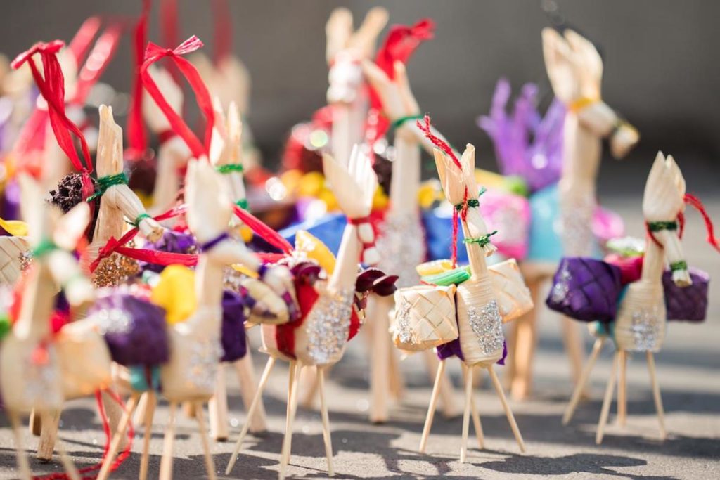 Mulitas artesanales que se regalan en Corpus Christi. Foto: María Langarica