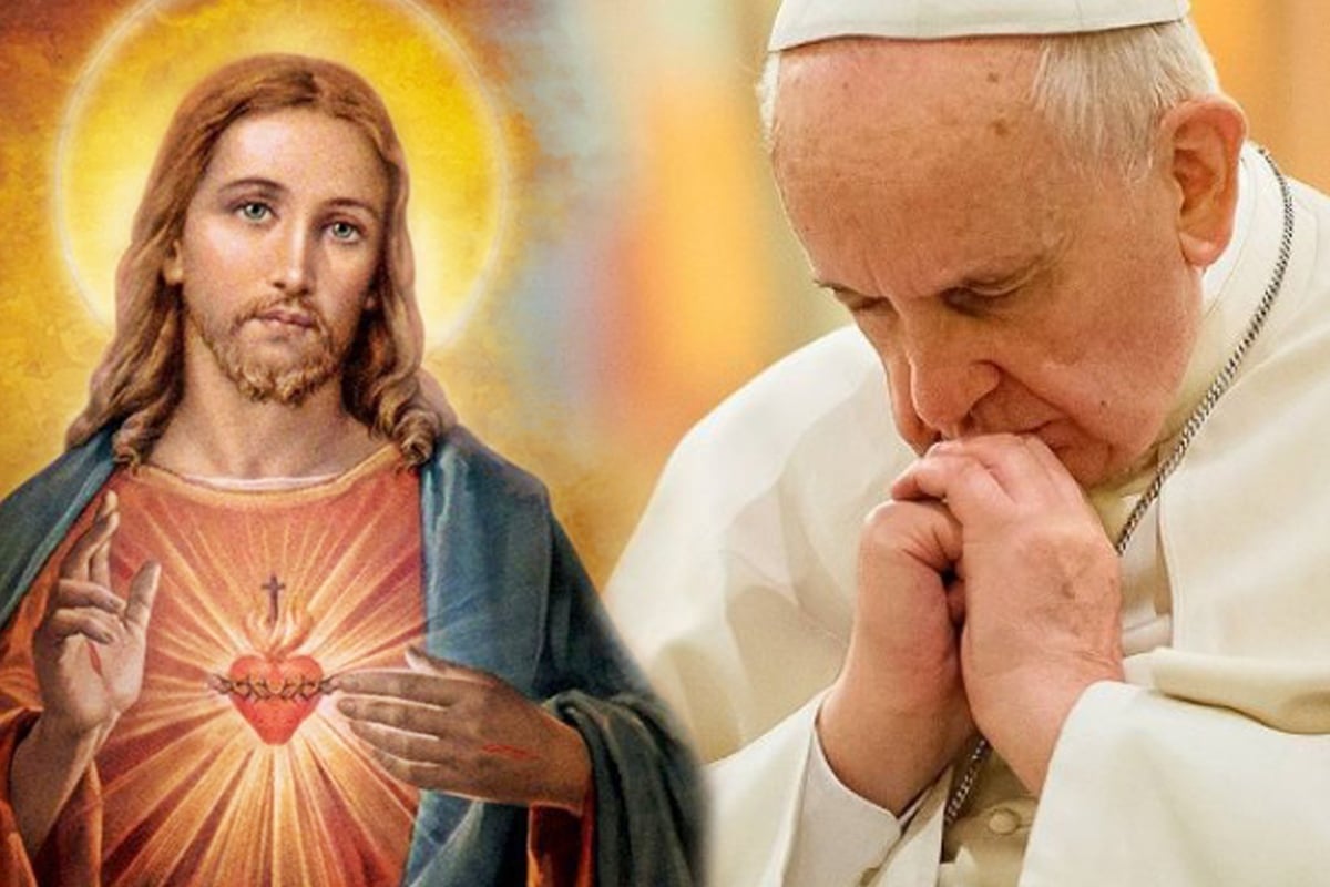 Oración del Papa Francisco al Sagrado Corazón de Jesús.