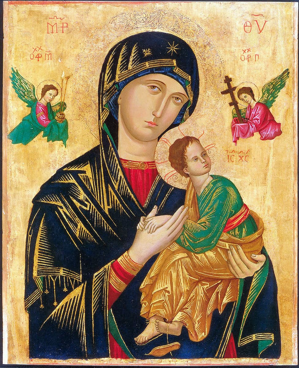 Imagen original de Nuestra Señora del Perpetuo Socorro.