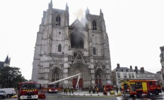 Incendio en la Catedral de Nantes, en Francia, fue provocado