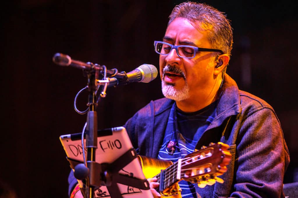 David Filio,durante un concierto. Foto. Cortesía.