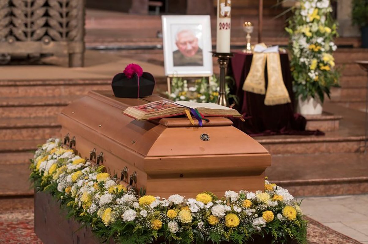 Funeral de monseñor Georg Ratzinger en Ratisbona. Foto: Vatican Media.