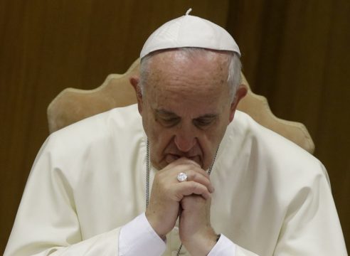 El Papa Francisco encabeza una oración por la paz