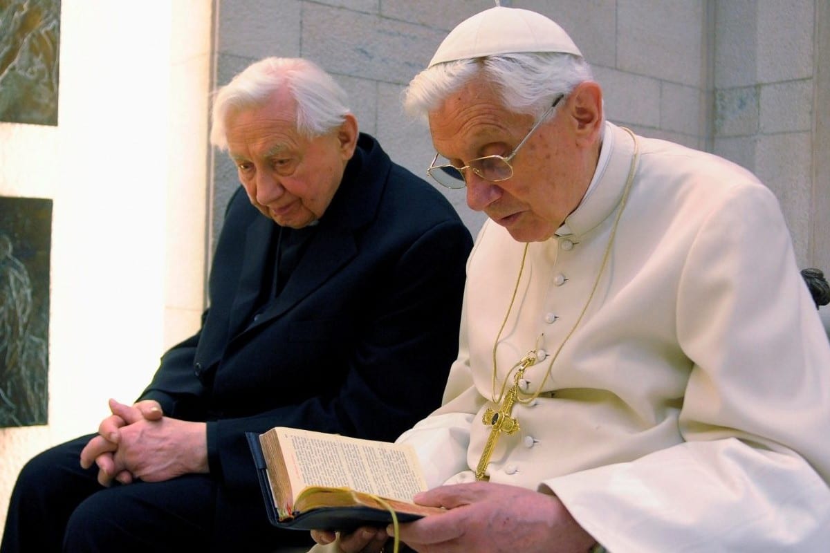 Murió Georg Ratzinger, hermano mayor de Benedicto XVI
