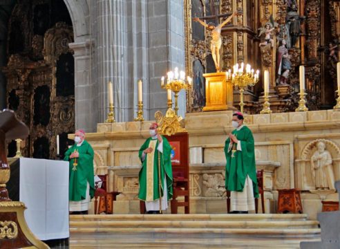 FOTOS: Reanudación de la Misa con fieles en la Arquidiócesis de México