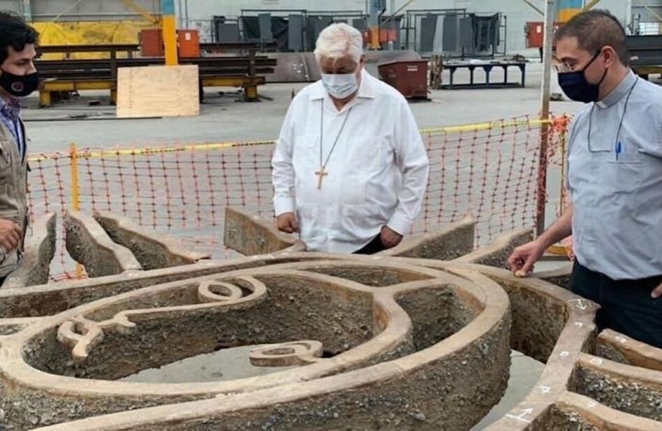 La Virgen devuelta por “Hanna” está en proceso de restauración