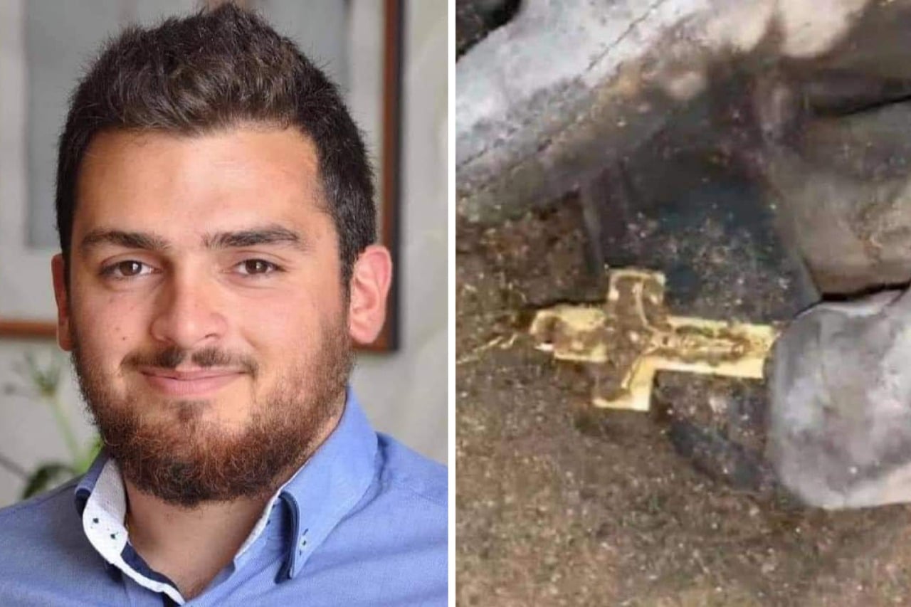 El joven que murió en la explosión en Líbano con un crucifijo en la mano