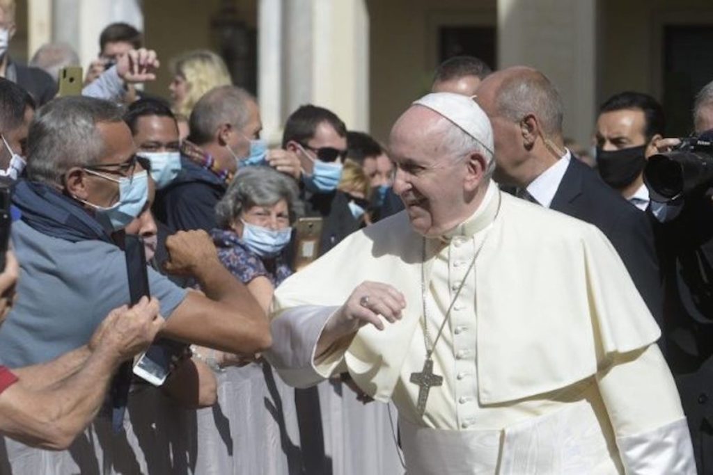 El Papa Francisco retomó las Audiencias Generales con presencia de fieles este 2 de septiembre. Foto: Vatican Media.