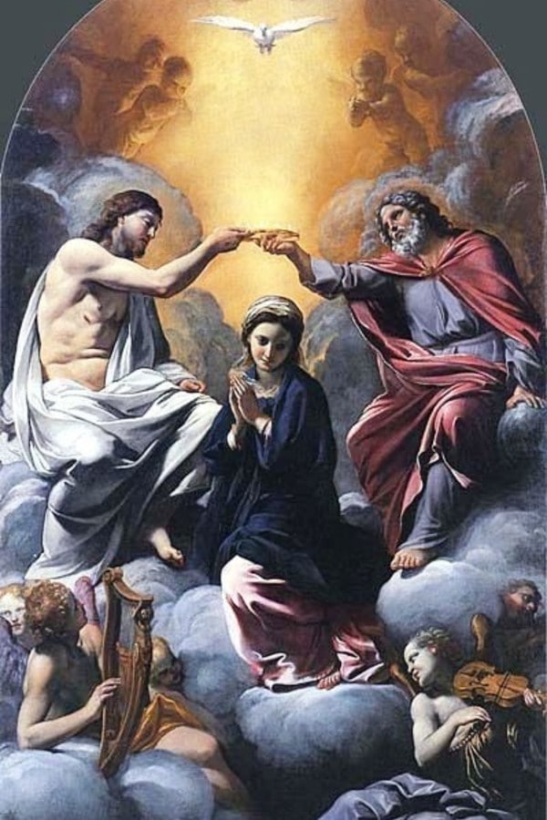 Coronación de la Virgen, de Giovanni Lanfranco