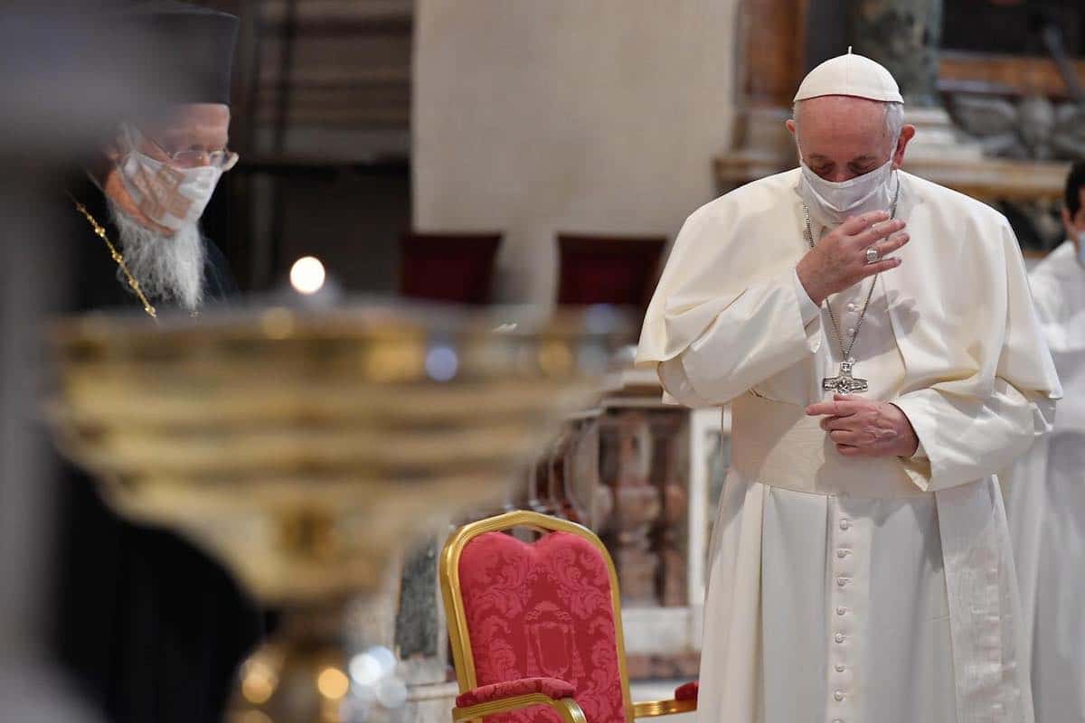El Papa Francisco en el 34º Encuentro de Oración por la Paz. Foto: Vatican Media