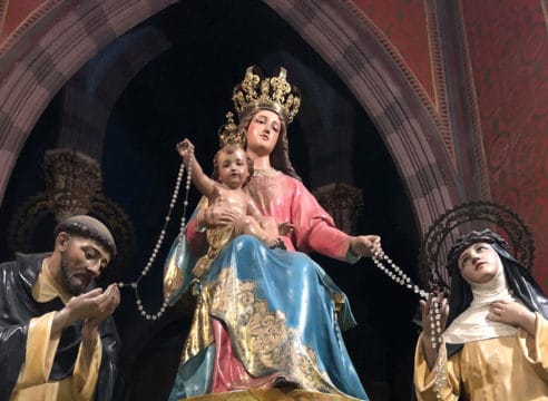 7 de octubre: Así es como inició la celebración de la Virgen del Rosario