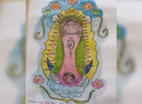 ¡Regálale un dibujo a la Virgen de Guadalupe!