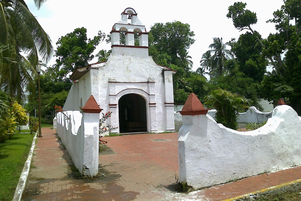 Ermita del Rosario, en Veracruz es el primer templo construido en todo México y aún se encuentra en uso. Foto: Pinterest