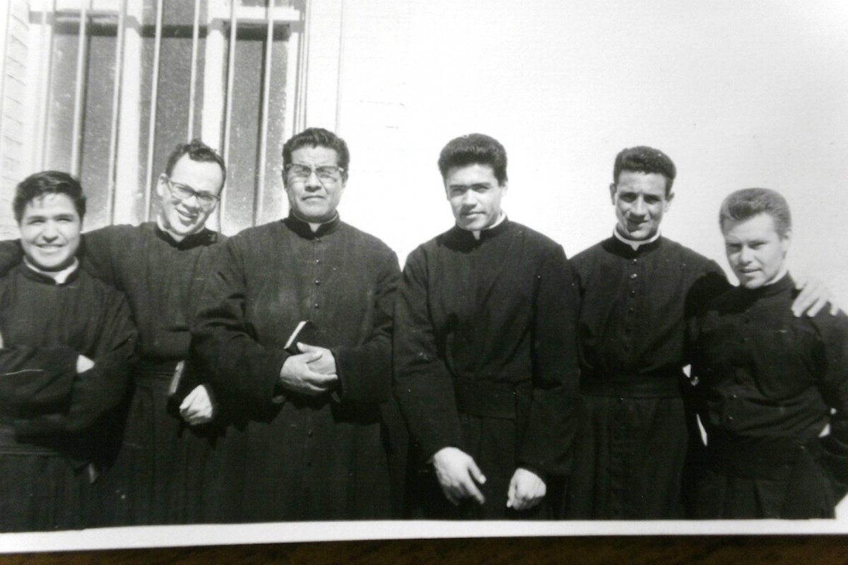 Norberto Rivera, cuando era seminarista en Roma.