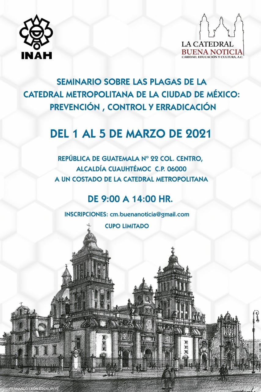 Seminario sobre plagas en la Catedral de México