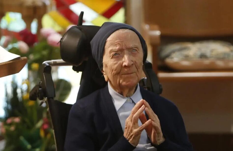 Esta religiosa se convirtió en la persona más anciana del mundo