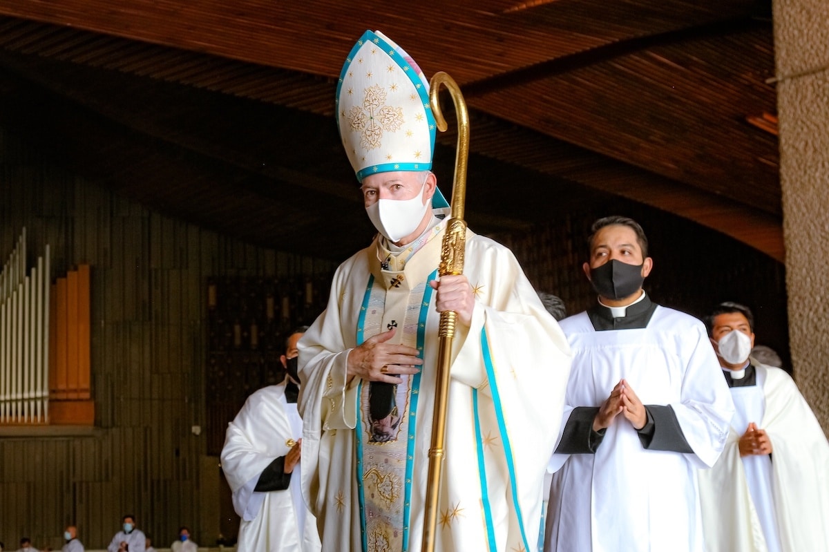 El Cardenal Carlos Aguiar Retes. Foto: Basílica de Guadalupe