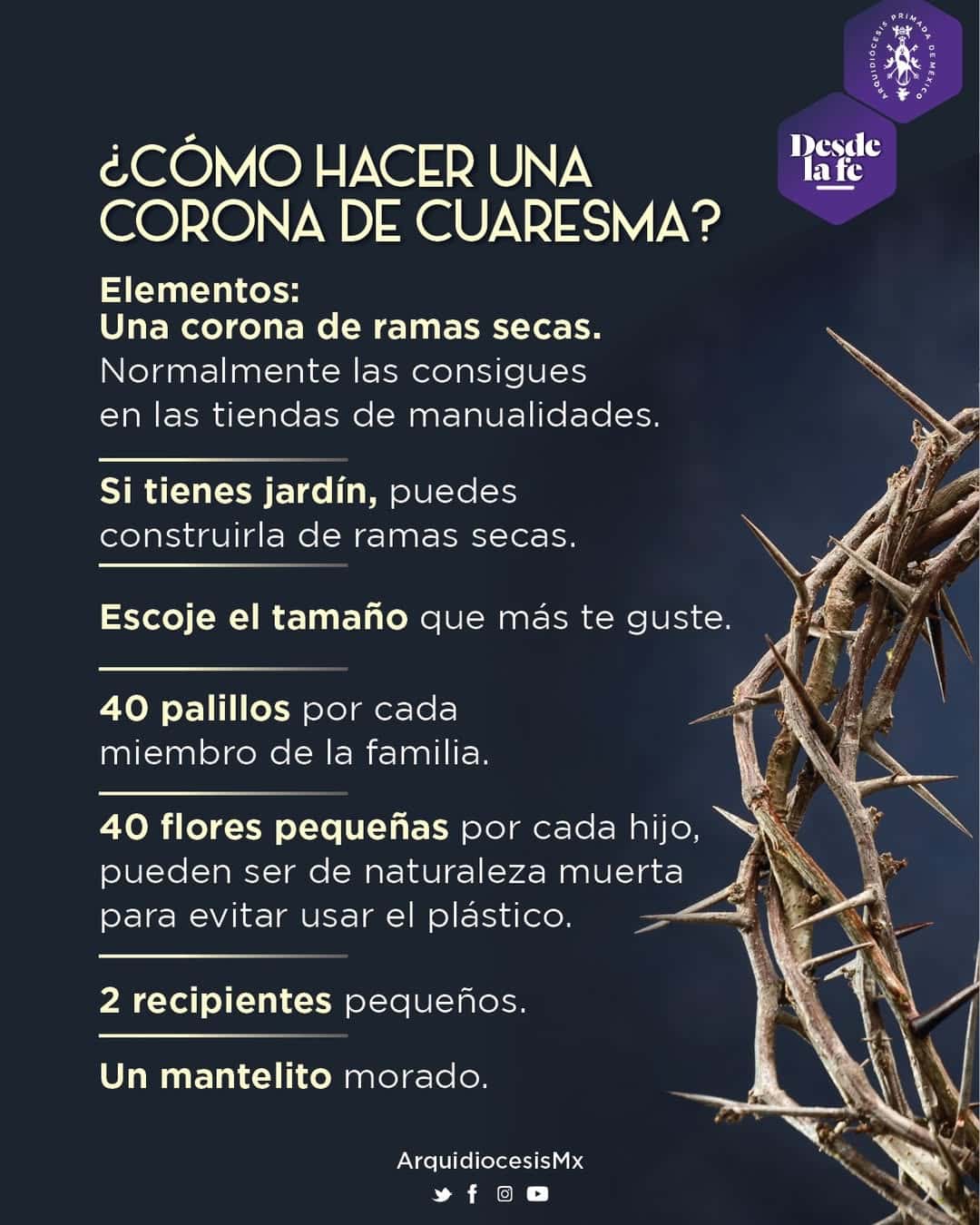 Corona de Cuaresma